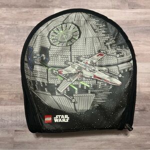 2012 Lego Star Wars Carrying Case Playset Death Star X-Wing ZipBin Toybox